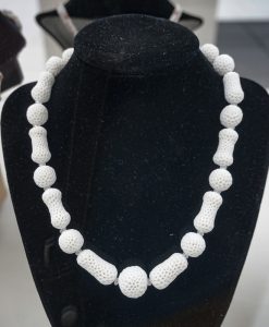 Ghost Bones Neckpiece by Debra Evans-Paige